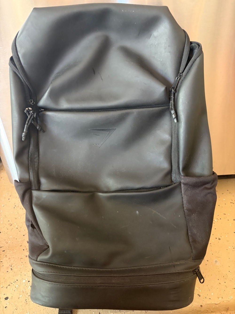 Gymshark Matte Black Men's sleek Backpack